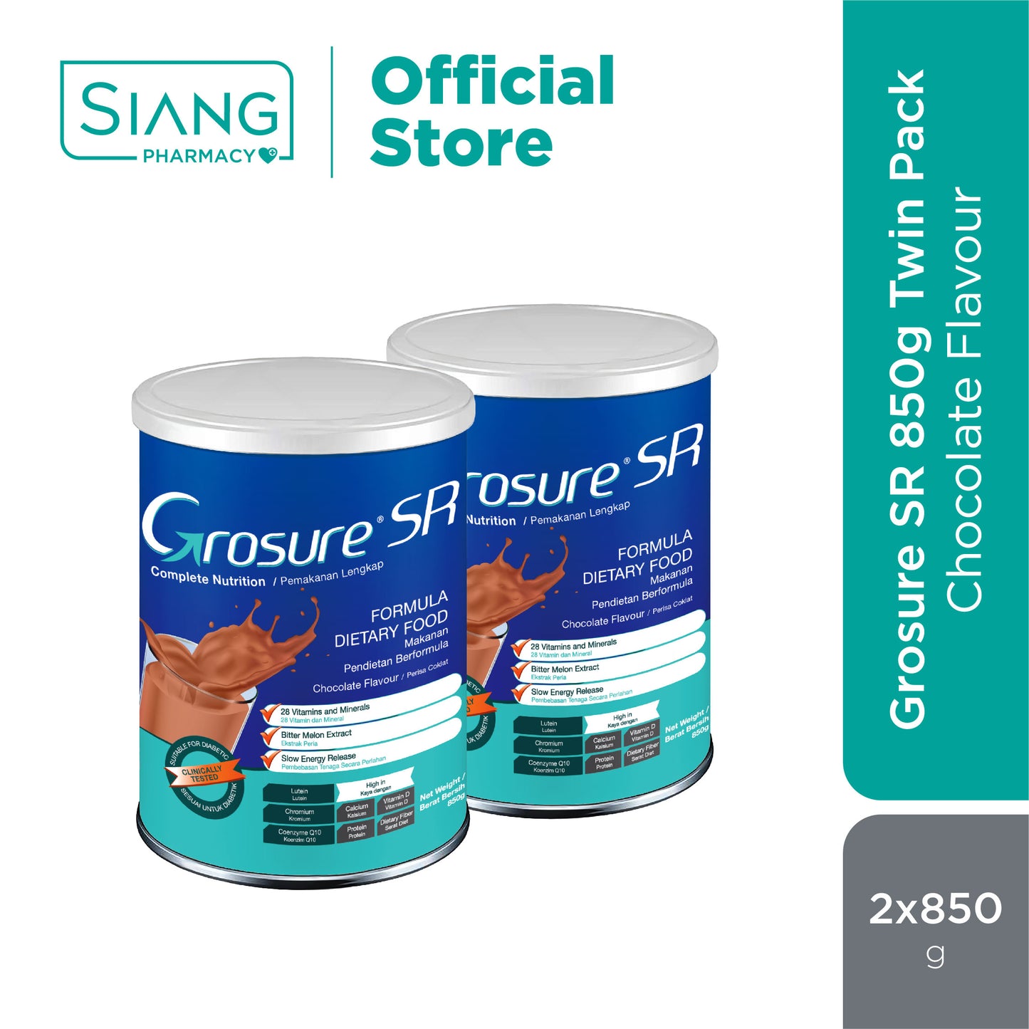 Grosure® SR 850g Vanilla/Chocolate